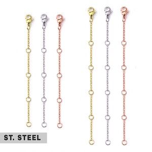 ⚜️[𝟯/$𝟭𝟴]⚜️NEW Stainless Steel Extender for Necklace